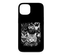 Custodia per iPhone 13 Gangster Cats Quartiere Hip Hop Cat Mafia Pet Squad