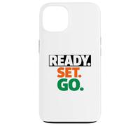 Custodia per iPhone 13 Gara Ready Go Marathon Go Time Get Moving Sprinter 10k 5k