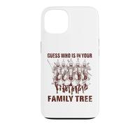 Custodia per iPhone 13 Gengis Khan Albero genealogico Umorismo Impero Mongolo Orda
