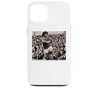 Custodia per iPhone 13 George Best On The Ball Man Utd Coppa del Mondo di calcio 1971
