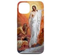 Custodia per iPhone 13 Gesù Cristo predica agli spiriti nell'inferno della prigione