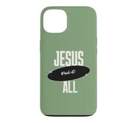 Custodia per iPhone 13 Gesù Paid It All For Me Christian Faith Message Inspiration