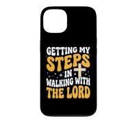 Custodia per iPhone 13 Getting My Steps In Walking With The Lord