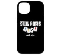 Custodia per iPhone 13 Gioca ancora con piastrelle Rummikub divertente gioco di parole