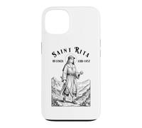 Custodia per iPhone 13 Giocatore di baseball Divertente Patrono Santa Rita Sport