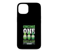 Custodia per iPhone 13 Gnome One combatte la consapevolezza del linfoma non Hodgkin da solo