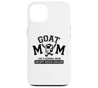 Custodia per iPhone 13 goat mom like a normal mom except much colour