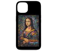 Custodia per iPhone 13 Graffiti Mona Lisa Pop Art - Colorful Street Art Masterpiece