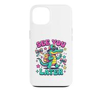 Custodia per iPhone 13 Grafica Groovy Alligator Student Addio