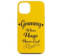 Custodia per iPhone 13 Grammy dove gli abbracci non finiscono mai - Nonna preferita dei nipoti