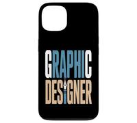 Custodia per iPhone 13 Graphic Designer Retro Tipografia Con Penna Icona
