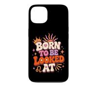 Custodia per iPhone 13 Groovy Leo Zodiac Retro Born To Be Look At Astrology