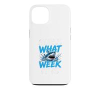 Custodia per iPhone 13 Guess What Week it is - Cool Cartoon Shark Graphic