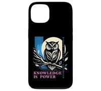 Custodia per iPhone 13 Gufo - Knowledge is Power - Wisdom Owl Design