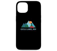 Custodia per iPhone 13 Gull Lake, Brainard, Minnesota Vacation Souvenir Design
