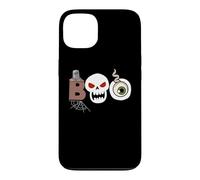 Custodia per iPhone 13 Halloween Boo Gufo Con Cappello Strega Ragni Ragazzi Ragazze Bambini