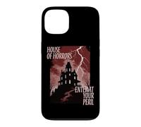 Custodia per iPhone 13 Halloween Haunted House Of Horrors Entra a tuo rischio e pericolo