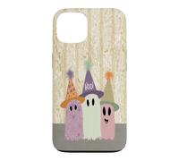 Custodia per iPhone 13 Halloween Tre Fantasmi Divertimento