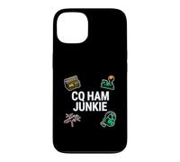 Custodia per iPhone 13 Ham Radio Operator CQ Ham Junkie Amateur Broadcaster