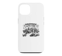 Custodia per iPhone 13 Handmade with Fire soffiatore di vetro soffiato in vetro