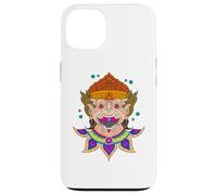 Custodia per iPhone 13 Hanuman Dio scimmia indù