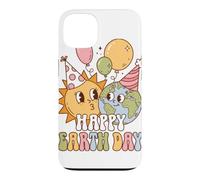 Custodia per iPhone 13 Happy Earth Day Planet Birthday Party Celebration