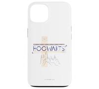 Custodia per iPhone 13 Harry Potter Hogwarts Castle Line Drawing