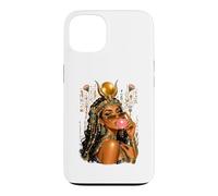 Custodia per iPhone 13 Hathor Bubblegum Queen Dea egiziana Baddie Estetica
