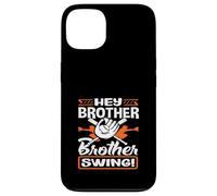 Custodia per iPhone 13 Hey Brother Swing Baseball Batter Catcher Citazione