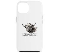 Custodia per iPhone 13 Highland Cow Lover Moody Western Cattle Rancher