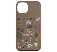 Custodia per iPhone 13 His Witch Her Warlock Stregoneria Coppia Magia Occulta