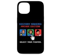 Custodia per iPhone 13 History Makers Arcade Edition Retro Gamer Pixel Art 8-Bit