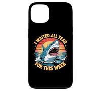 Custodia per iPhone 13 Ho aspettato tutto l'anno per questa settimana Shark Lover Ocean Wildlife