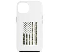 Custodia per iPhone 13 Hormuz Patrol American Flag Camouflage USA Distressed