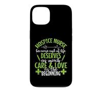Custodia per iPhone 13 Hospice Nurse perché la vita merita cura e amore