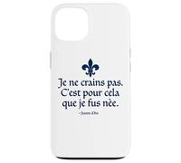 Custodia per iPhone 13 I Am Not Afraid I Was Nat To Do This Joan of Arc Navy Ink