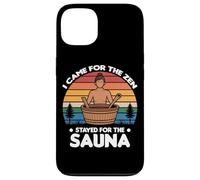 Custodia per iPhone 13 I CAME FOR THE ZEN STAYED FOR THE SAUNA