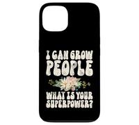 Custodia per iPhone 13 I Can Grow People What Your Superpower Baby Shower