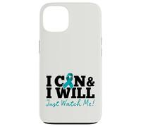 Custodia per iPhone 13 I Can & I Will Beat Ovarian Cancer Warrior Just Watch Me