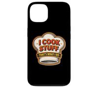 Custodia per iPhone 13 I Cook Stuff That's What I Do Vintage Chef Cucina Divertente