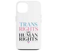 Custodia per iPhone 13 I diritti trans sono diritti umani LGBTQ+Orgoglio uguaglianza