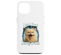 Custodia per iPhone 13 I Got That Dawg In Me Cat Shirt Funny Angry Tabby Maine Coon