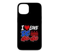 Custodia per iPhone 13 I Love DC Go-Go Music Washington Distretto di Columbia Pride