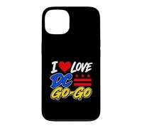 Custodia per iPhone 13 I Love DC Go-Go Music Washington Distretto di Columbia Pride