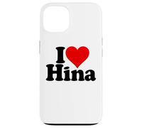 Custodia per iPhone 13 I LOVE HEART HINA NOME SU UN TEE