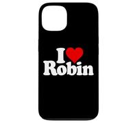 Custodia per iPhone 13 I LOVE HEART ROBIN NOME SU UN TEE