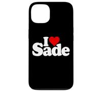 Custodia per iPhone 13 I LOVE HEART SADE NOME SU UN TEE