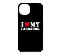 Custodia per iPhone 13 I Love My Labrador Retriever Labby Labbi Lab