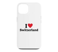 Custodia per iPhone 13 I love Switzerland