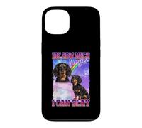 Custodia per iPhone 13 IDK How Much Longer Slay Black Long Haired Dachshund Lover
